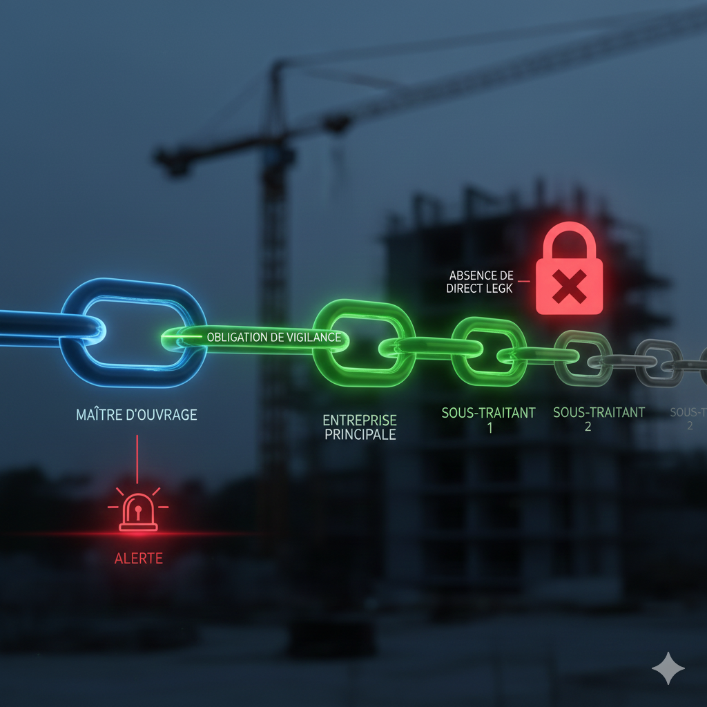 L’étanchéité de l’obligation de vigilance : Le maître d’ouvrage face au sous-traitant de son cocontractan