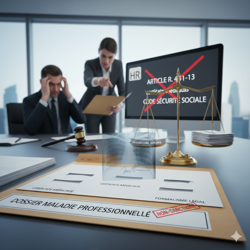 Dossiers de maladie professionnelle : Pourquoi l'absence de certificats médicaux ne fait plus tomber les procédures