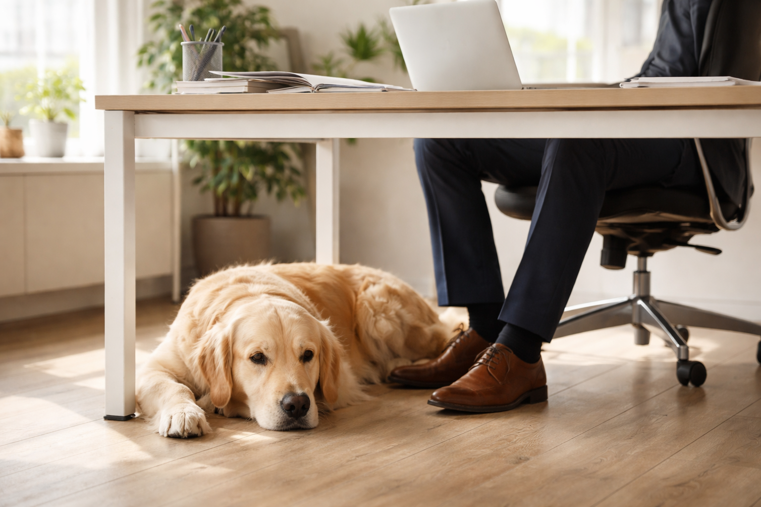 Peut-on amener son animal au travail ? Ce que dit vraiment la loi